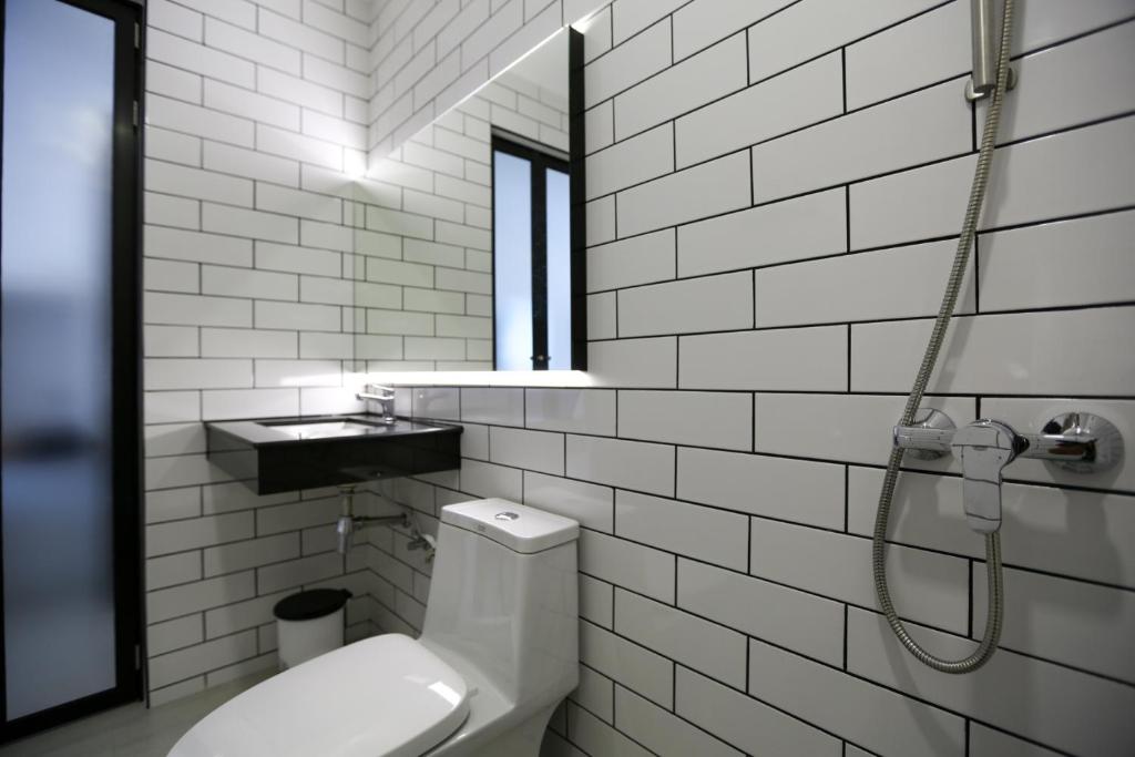 Koupelna v ubytování Chaantalay Hotel