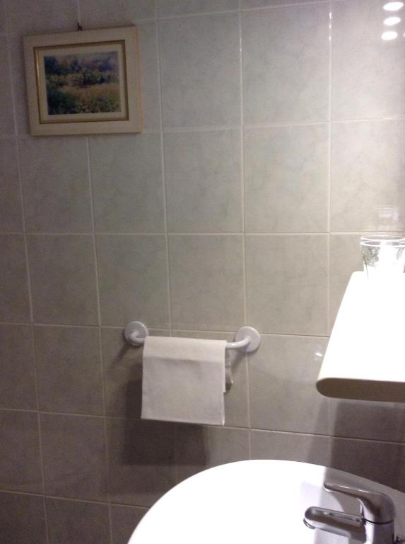 Koupelna v ubytování Hotel Cestelli
