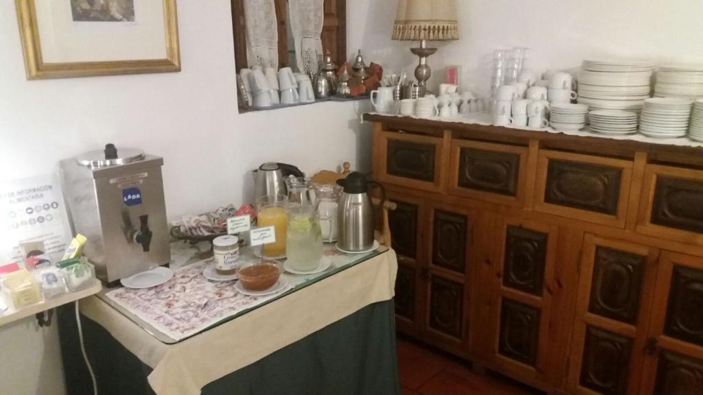 Nápoje v ubytování Hotel Santa Isabel La Real