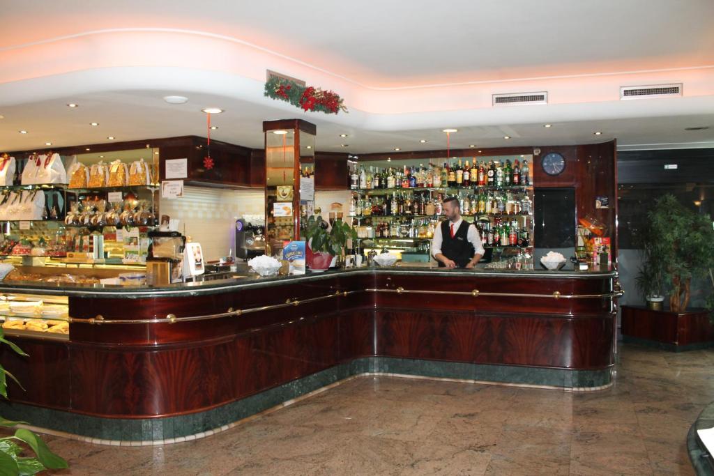 Lounge nebo bar v ubytování Hotel Vitti