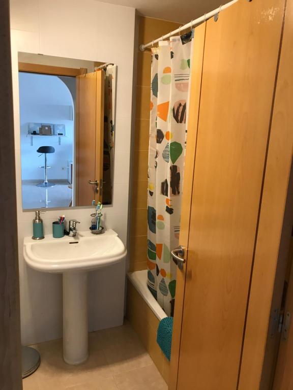 A bathroom at Maria Perla Medano