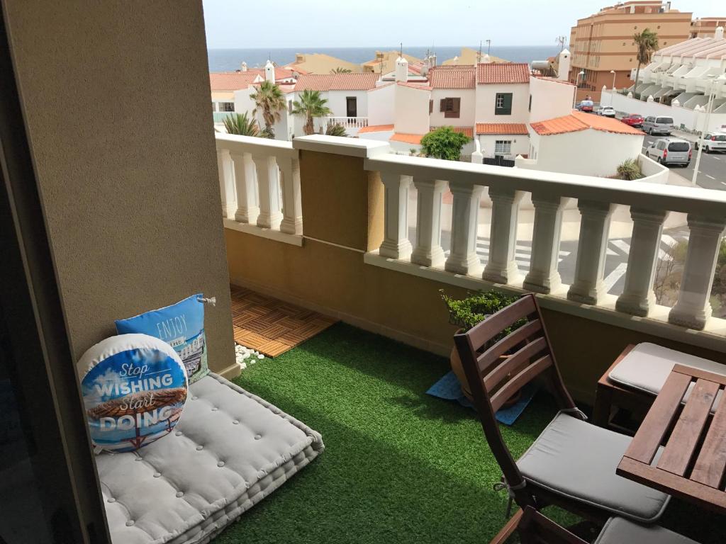 A balcony or terrace at Maria Perla Medano