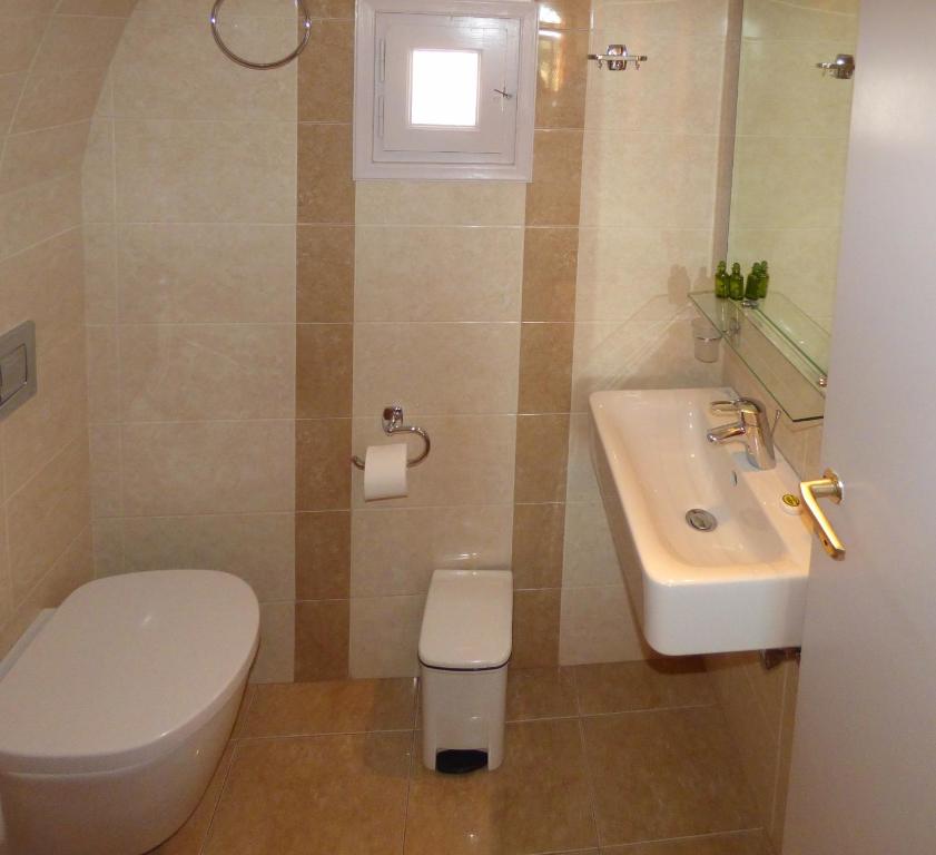 Koupelna v ubytování Villa Georgia