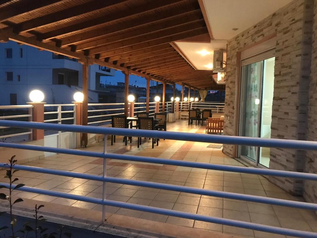 A balcony or terrace at Theodora Villas