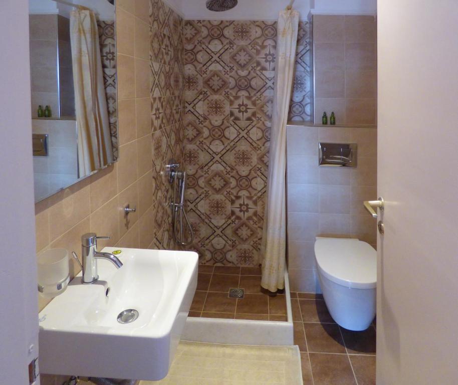 Koupelna v ubytování Villa Georgia