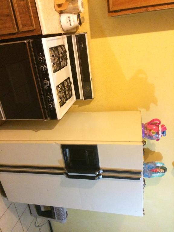 Kuchyň nebo kuchyňský kout v ubytování Blanquita Apartment