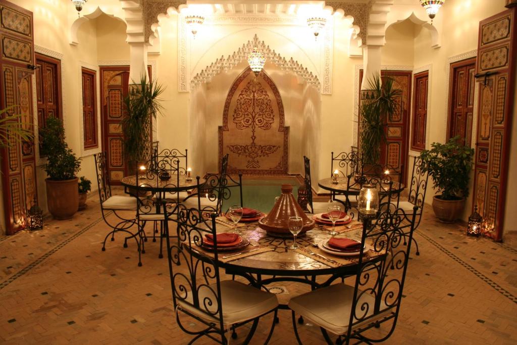 Restaurace v ubytování Riad Sofia