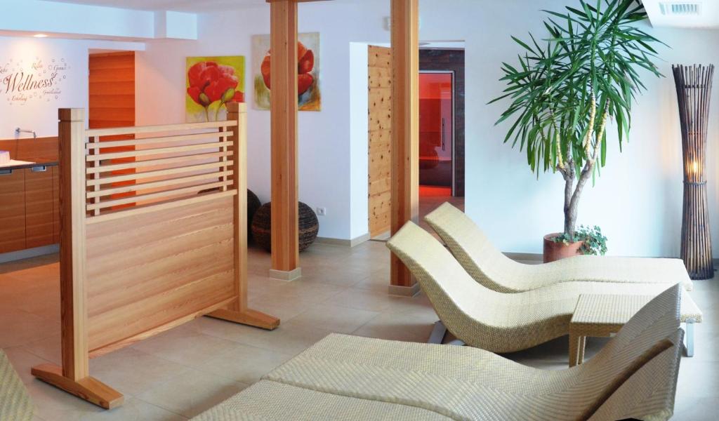 Posezení v ubytování Hotel Gampen