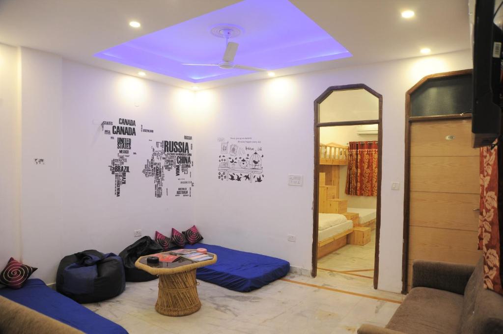 Posezení v ubytování Hotel Delhi Fantastic near New Delhi Train Station