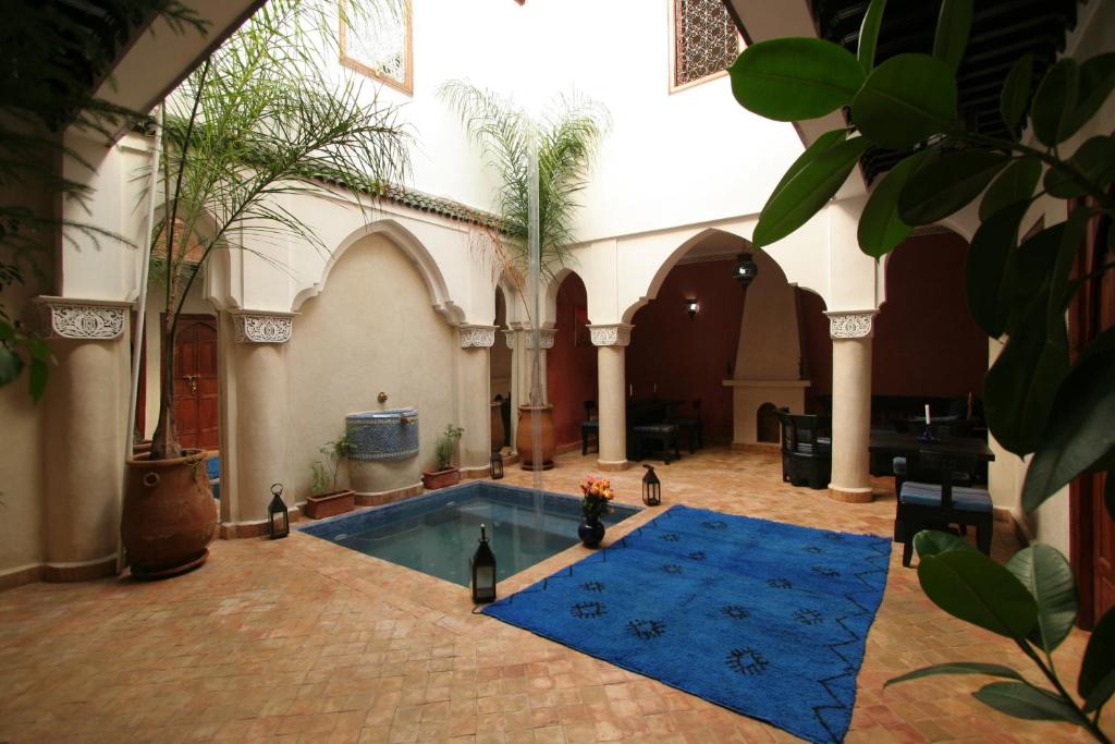 Zahrada ubytování Riad Morgane