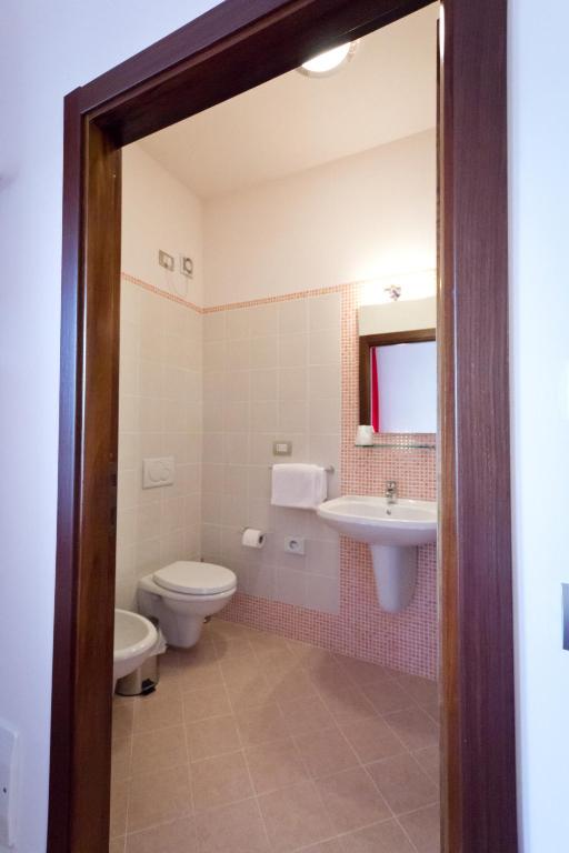 Koupelna v ubytování Hotel Donnini
