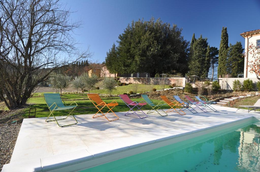 Bazén v ubytování Boccioleto Resort - Place of Charme nebo v jeho okolí