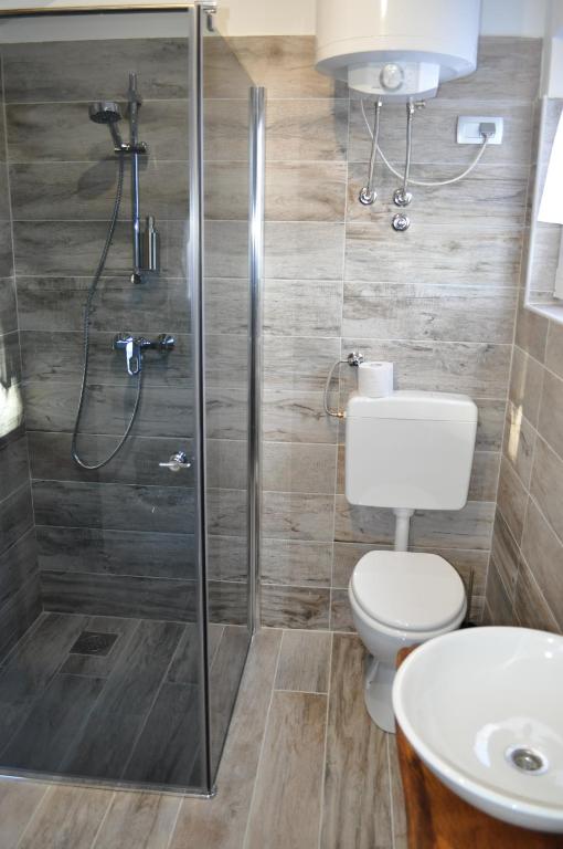Koupelna v ubytování Guesthouse ANKL