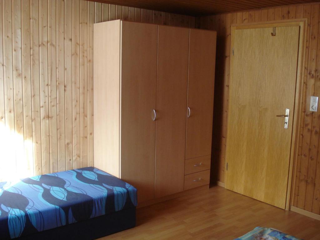 Postel nebo postele na pokoji v ubytování Haus Mondspitze