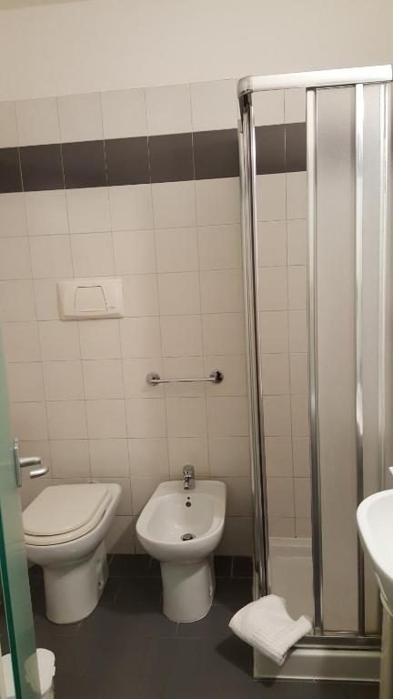 Koupelna v ubytování Hotel Augustus