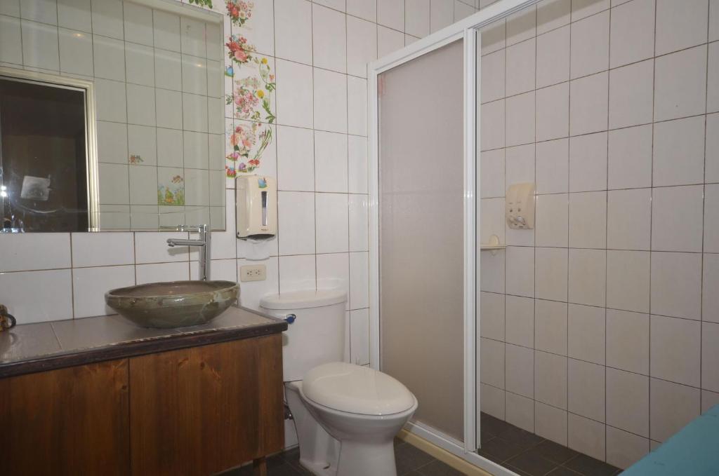 Koupelna v ubytování SHYE Lithuania Homestay