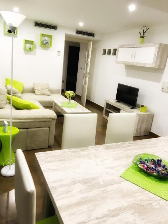 TV a/nebo společenská místnost v ubytování Cometa Center