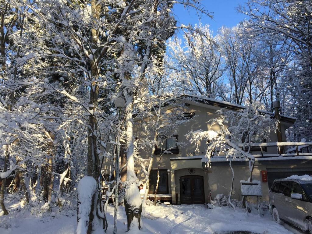 Maison de Sasagawa durante o inverno