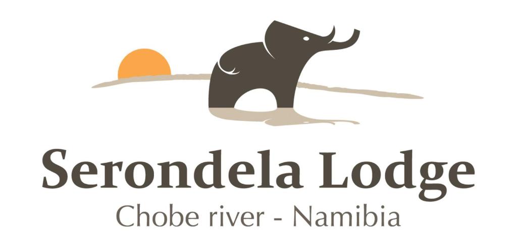 logotipo de un restaurante con un elefante y un huevo en Serondela Lodge en Mbalastinte