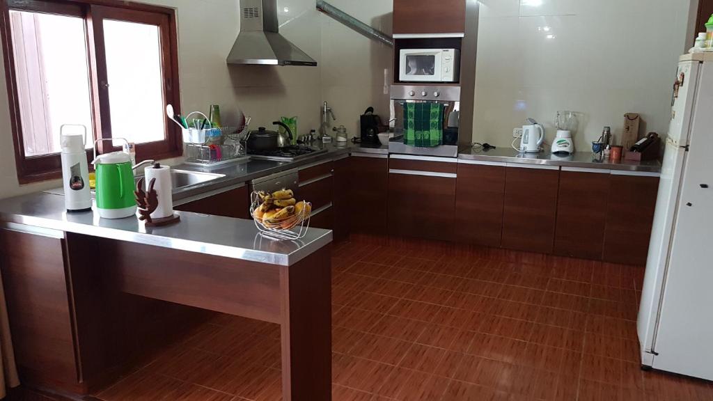 Kuchyň nebo kuchyňský kout v ubytování Accueillant Auberge Salta