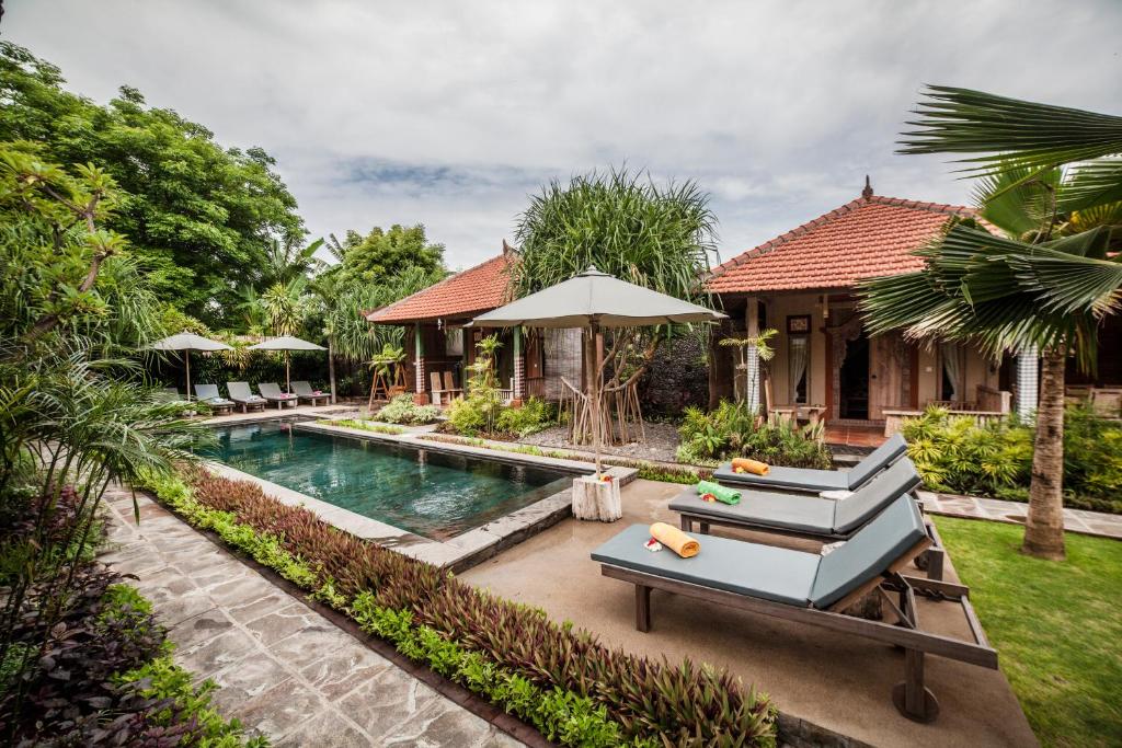 an image of a villa with a swimming pool at Global Royal Pemuteran in Pemuteran