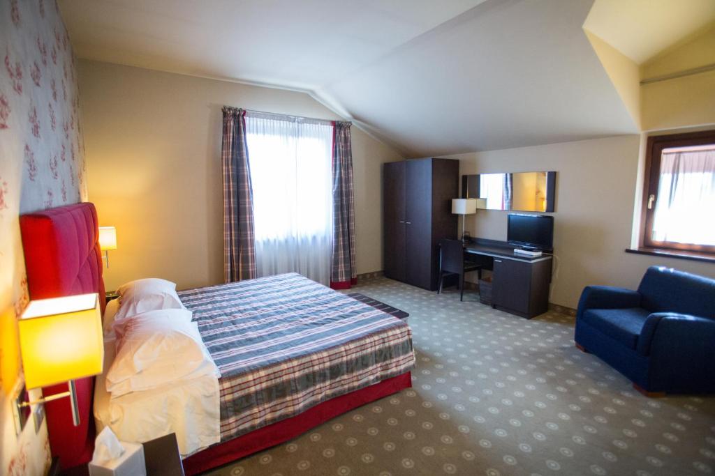 Postel nebo postele na pokoji v ubytování Hotel Fortyfive