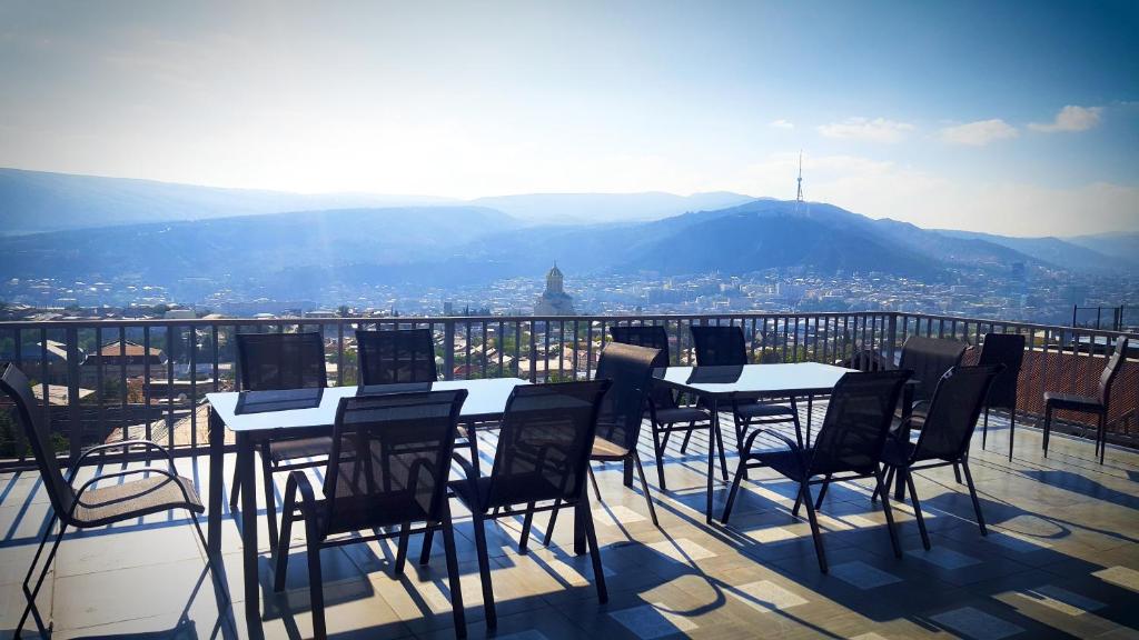 Nespecifikovaný výhled na hory nebo výhled na hory při pohledu z bed and breakfast