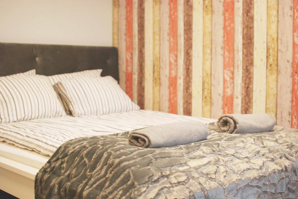Posteľ alebo postele v izbe v ubytovaní Trip & Hostel
