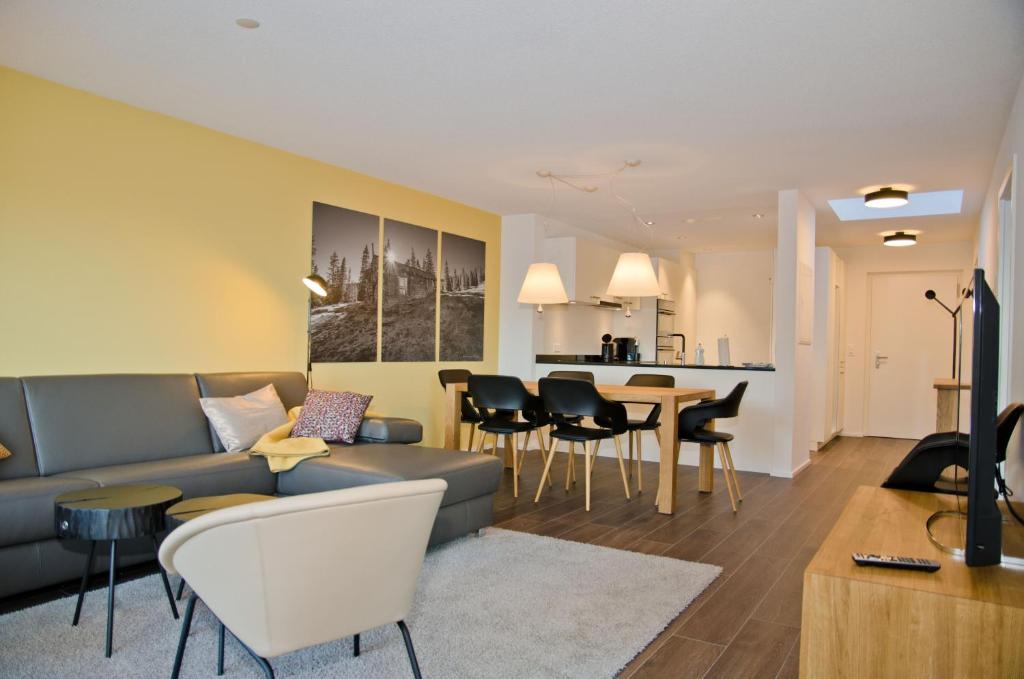 Posezení v ubytování Apartment Arnika - GRIWA RENT AG