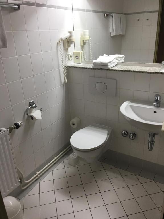 Koupelna v ubytování Rügen-Hotel