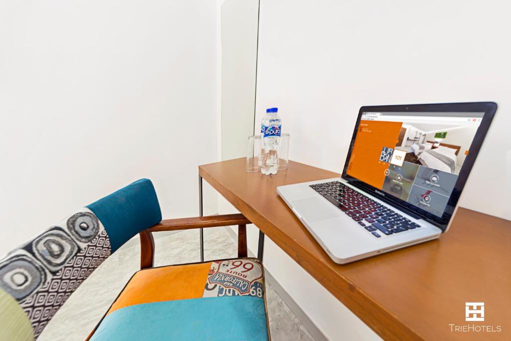 TV a/nebo společenská místnost v ubytování Hotel Urban 101