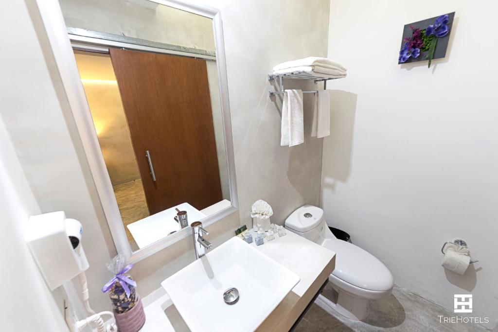 Koupelna v ubytování Hotel Urban 101