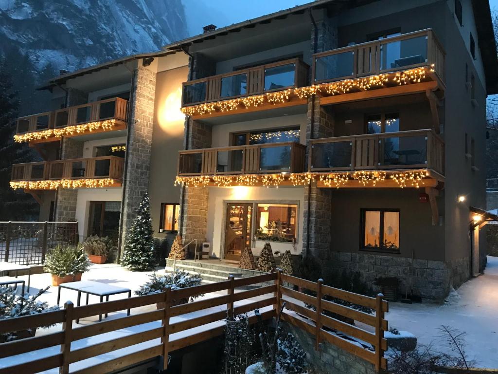 Hotel Le Cime v zimě