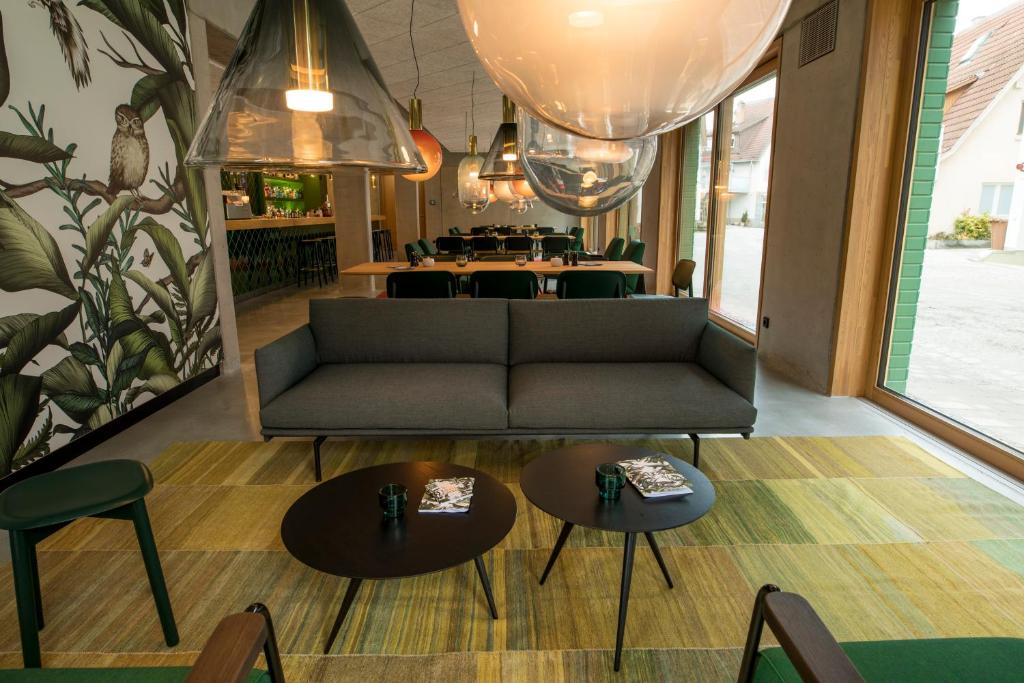 Posezení v ubytování Kitz Boutique Hotel & Restaurant