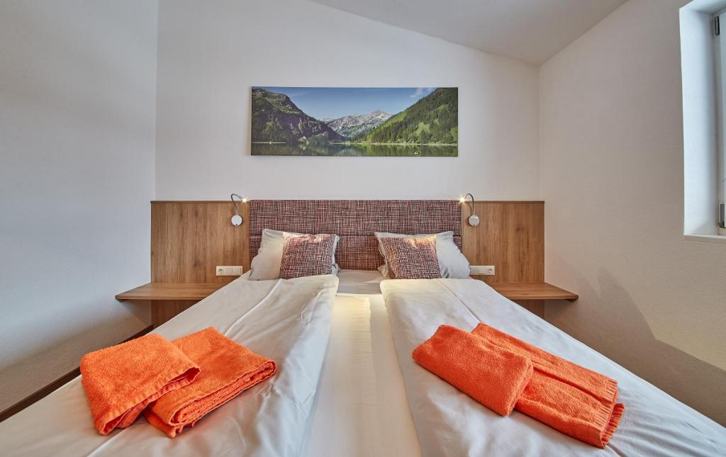 Postel nebo postele na pokoji v ubytování Holiday Penthouse Moosweg
