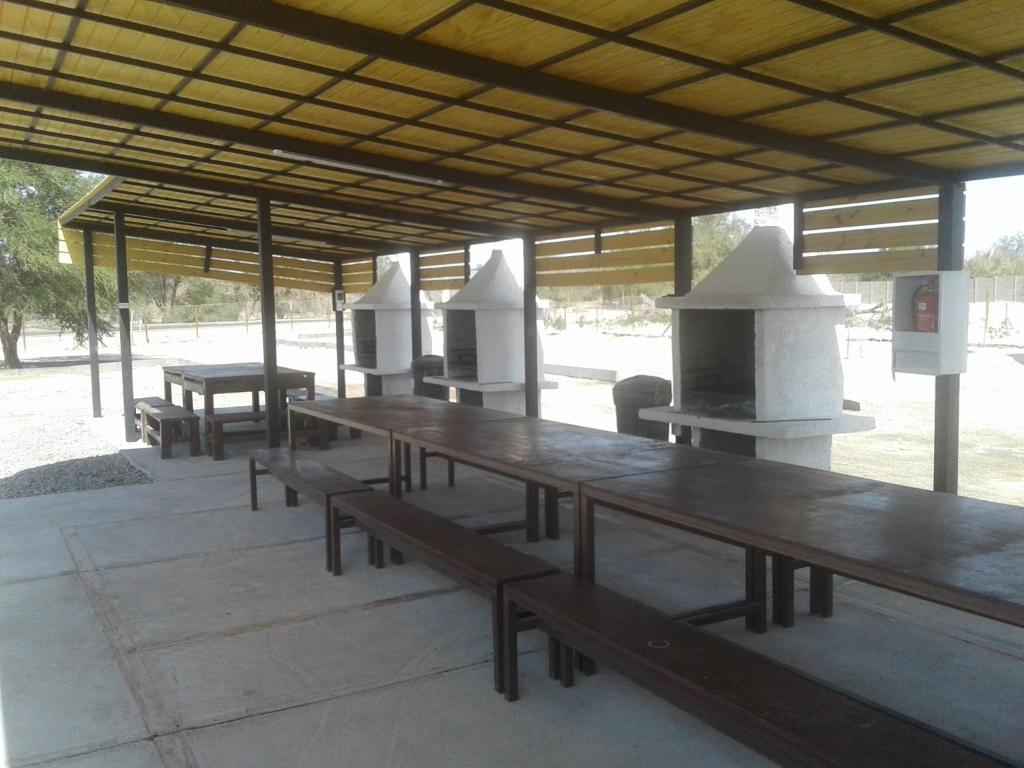 Restaurace v ubytování Cabañas Ecodesert
