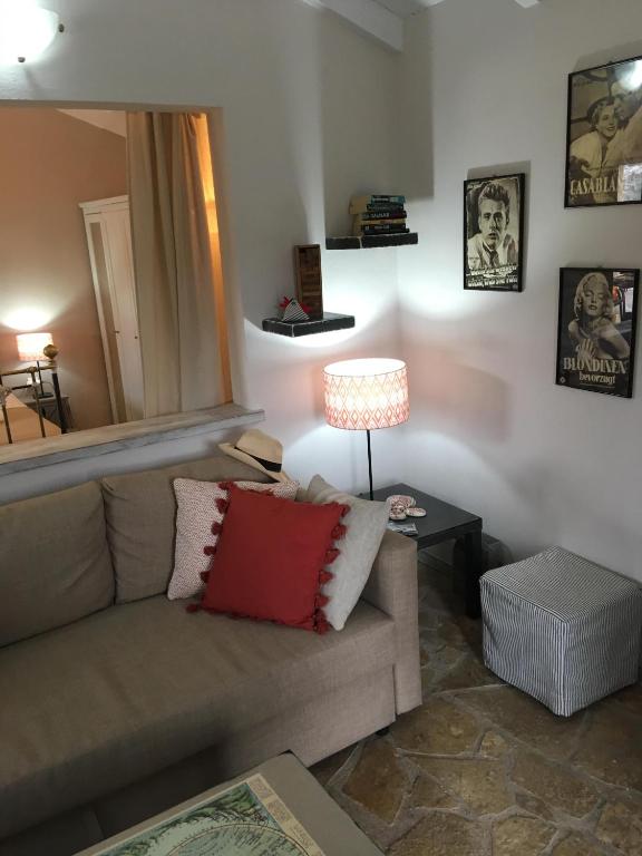 Posezení v ubytování Paxos Bonzai Studios
