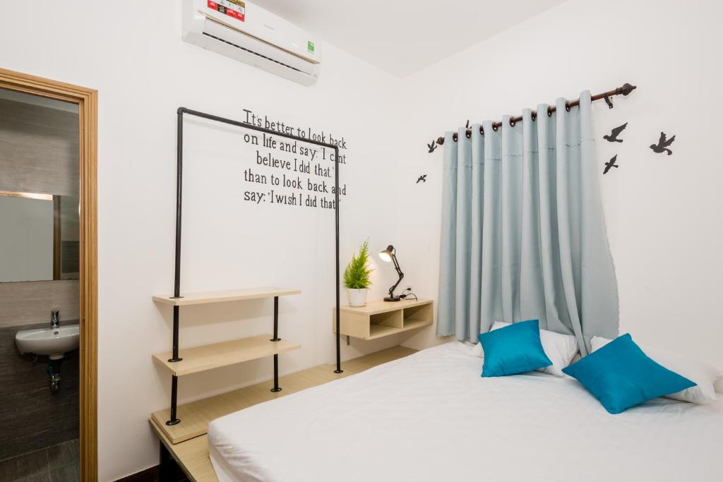 Postel nebo postele na pokoji v ubytování Fedora Hostel