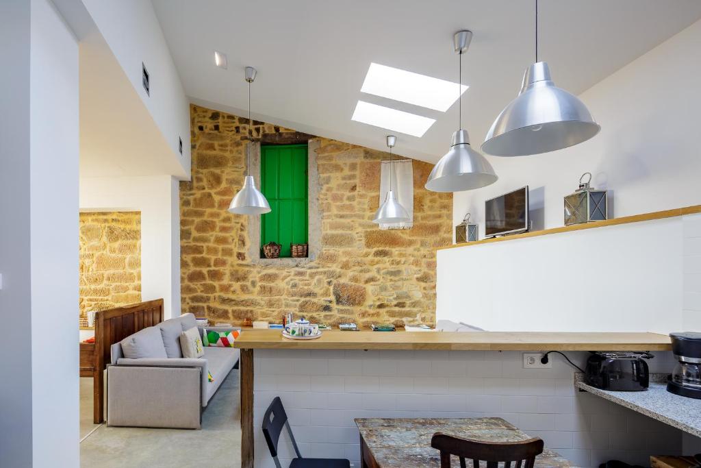Kuchyň nebo kuchyňský kout v ubytování Casa la Devesa de Sanabria
