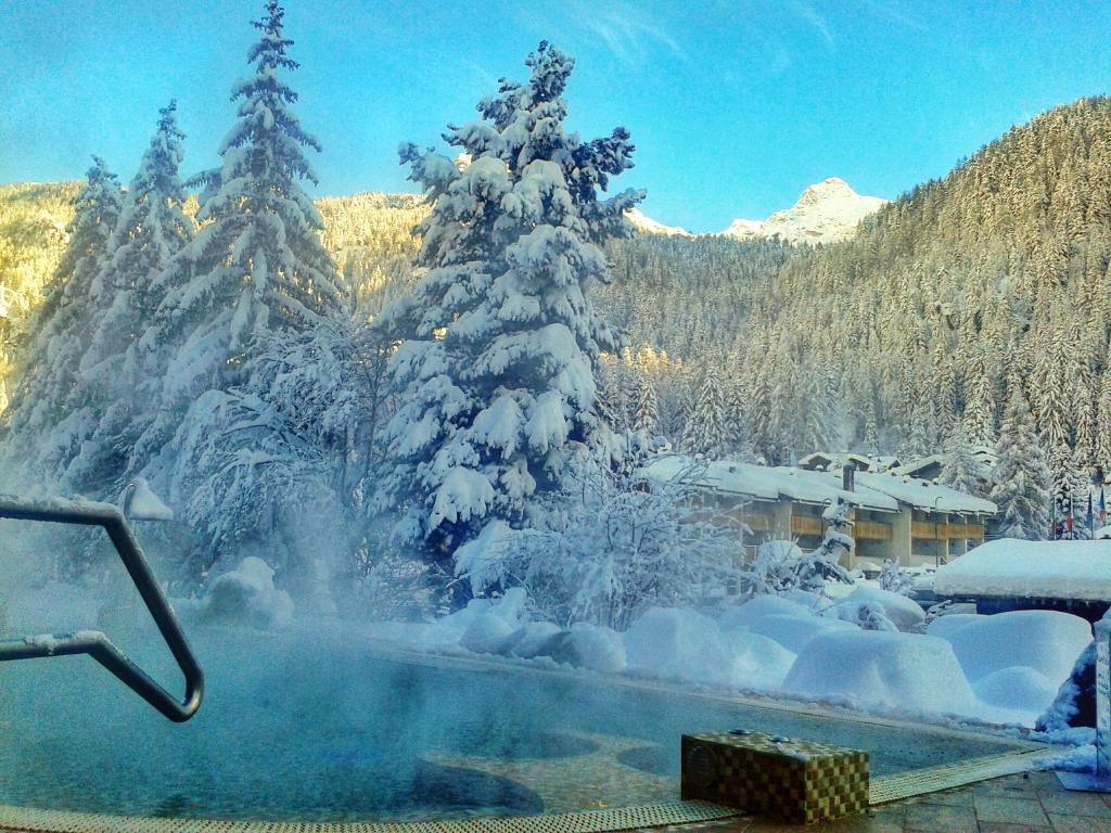 Obiekt Hotel Relais Des Glaciers - Adults Only zimą