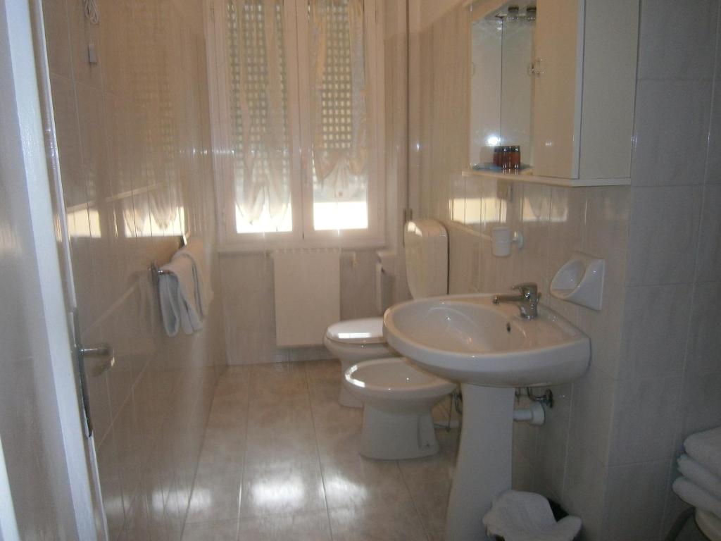 Ванная комната в Hotel Milanesina