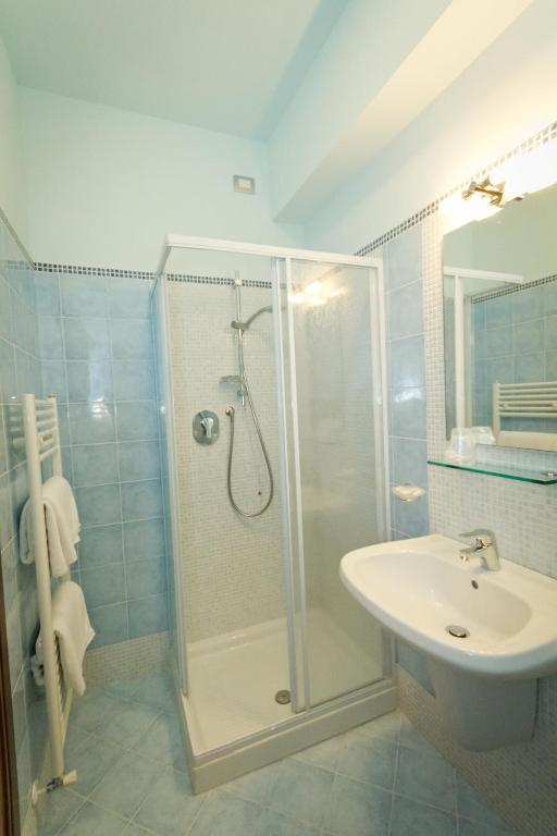 Koupelna v ubytování Hotel Donnini