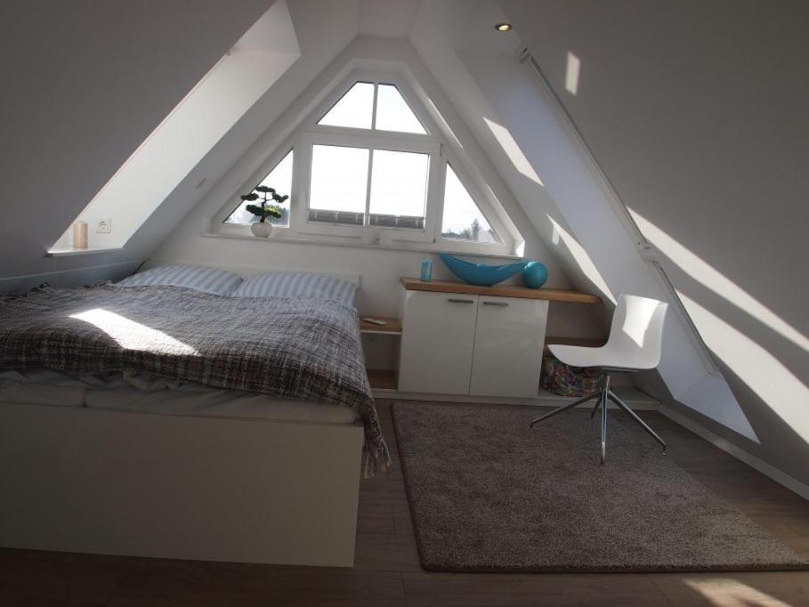 Postel nebo postele na pokoji v ubytování Living-art