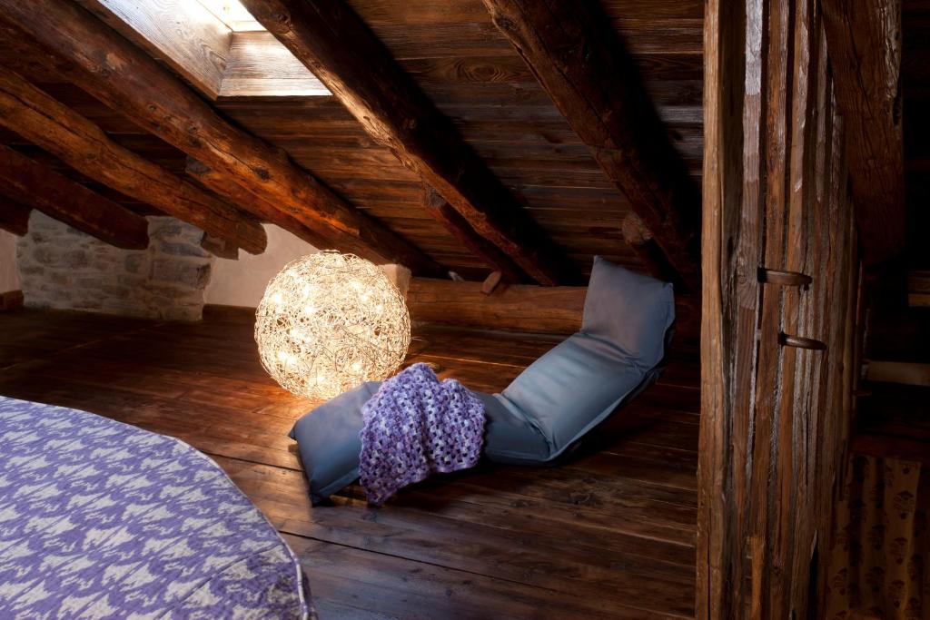 Postel nebo postele na pokoji v ubytování Il Fienile della Nonna