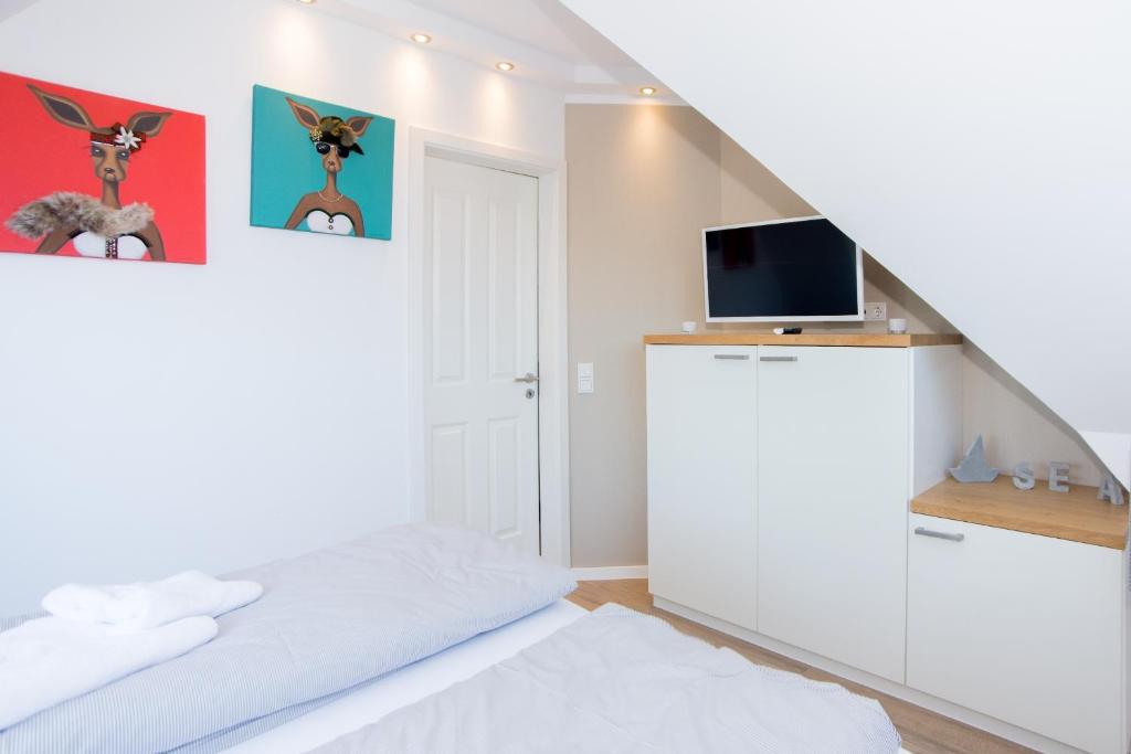 TV a/nebo společenská místnost v ubytování Living-art