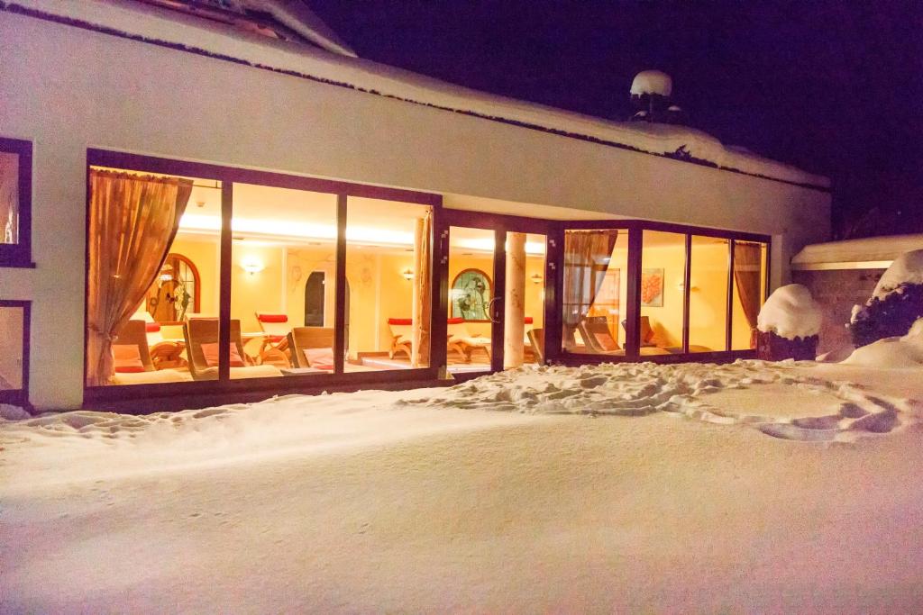 Hotel Thomahof v zimě