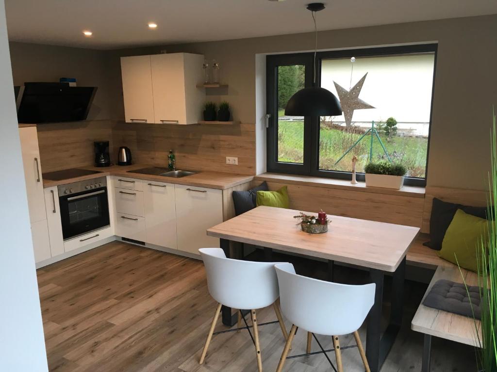 Kuchyň nebo kuchyňský kout v ubytování Ferienhaus "Haus Sommerstieg"