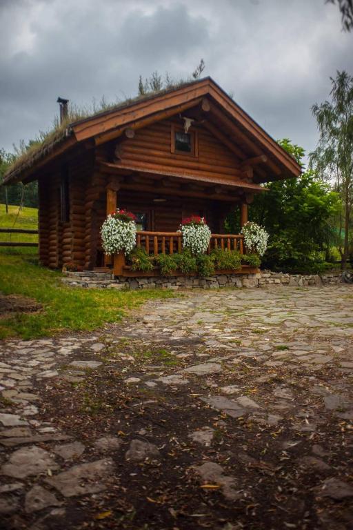 Zahrada ubytování Srub RANCH NA HRANICI