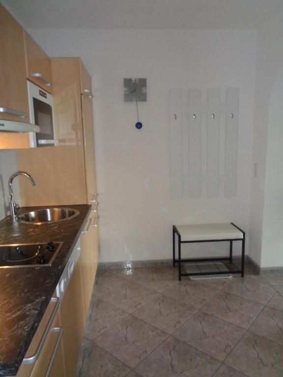 Kuchyň nebo kuchyňský kout v ubytování Appartement Auer