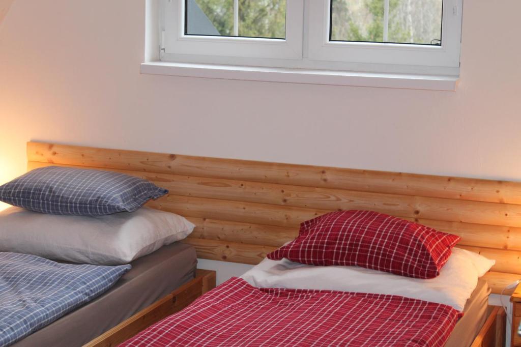 Postel nebo postele na pokoji v ubytování Ubytovanie Eva